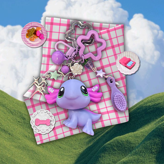 Axolotl Keychain